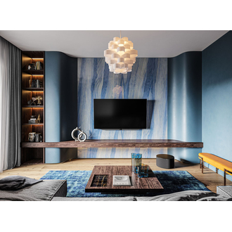 Loewe klang sub1 room setting with bild.i OLED TV