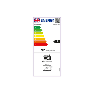 LG OLED65C36LC Energy Label