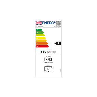LG OLED83C34LA Energy Label