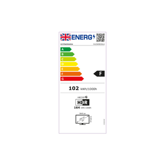 LG OLED65B36LA Energy Label