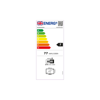 LG OLED55G36LA Energy Label