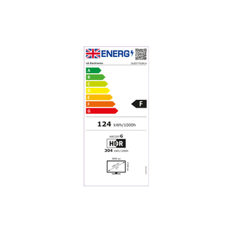 LG OLED77G36LA Energy Label