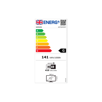 Samsung QE75QN900C Energy Label