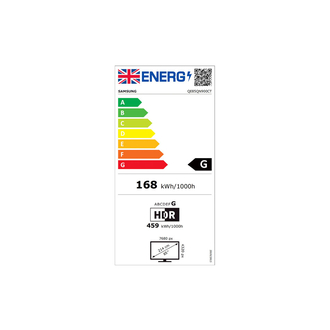 Samsung QE85QN900C Energy Label