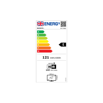 Sony XR77A80L Energy Label
