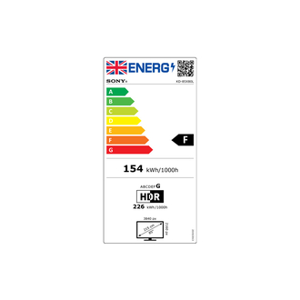 Sony BRAVIA KD85X80L Energy Label