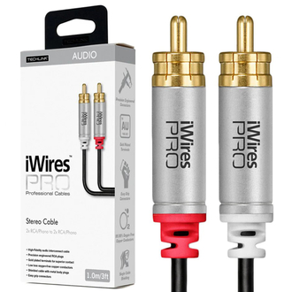 Techlink iWires Pro Twin RCA Lead Packaging