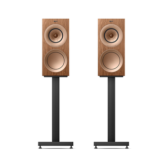 KEF R3 Meta Walnut with optional S3 stands