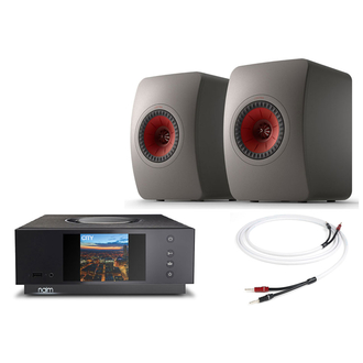 Naim Uniti Atom with KEF LS50 Meta speakers and Chord C-ScreenX Speaker Cables