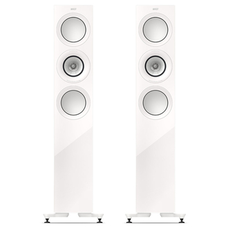 KEF R7 White Gloss Front View