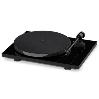 Pro-Ject E1 Turntable Black Angled View
