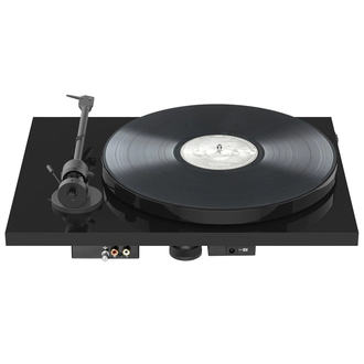 Pro-Ject E1 Phono Turntable Black Rear View