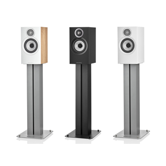 Bowers & Wilkins 607 S3 shown with optional FS-600 S3 stands
