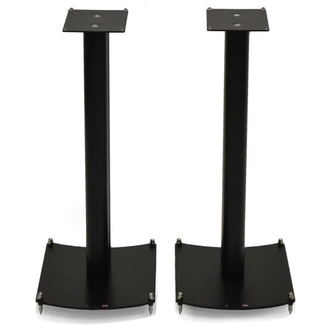 Atacama NeXXus 600 Essential Speaker Stands Black Front View