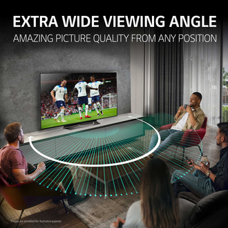 LG OLED48C46LA wide viewing angle