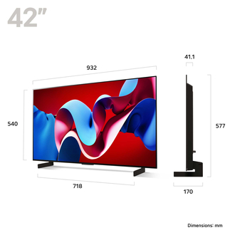 LG OLED42C44LA dimensions
