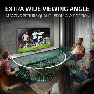 LG OLED55G46LS wide viewing angle