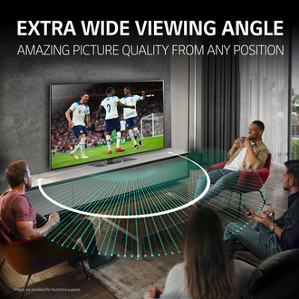 LG OLED65G46LS wide viewing angle
