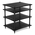 Quadraspire SVT 4 Shelf Rack Black With Black Columns