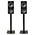 Atacama NeXXus 600 Essential Speaker Stands Black With KEF R3